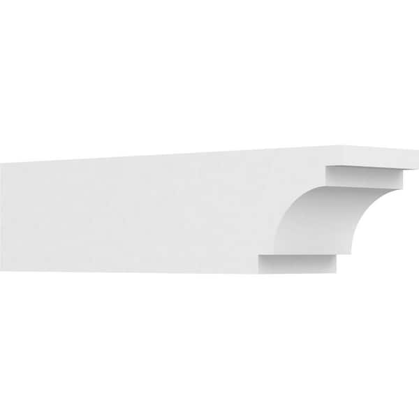 Ekena Millwork 6 in. x 6 in. x 24 in. Mediterranean PVC Rafter Tail Brace