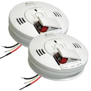 Firex Hardwired Combination Smoke and Carbon Monoxide Detector with Voice Alarm and Front Load Battery Door (2-Pack)