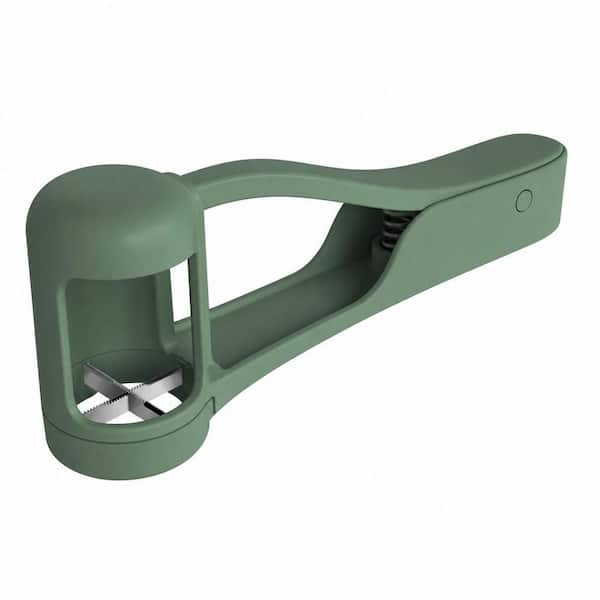 Dark Green Grape Quarter Cutter Tool for Cherry Tomato Strawberry Cutting Kids Lunch Making Sandwich Preparation