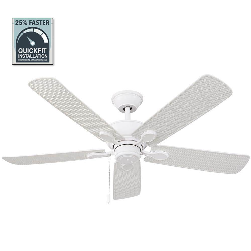 UPC 082392923013 product image for Staysail 52 in. Indoor/Outdoor Matte White Ceiling Fan with Reversible Motor (We | upcitemdb.com