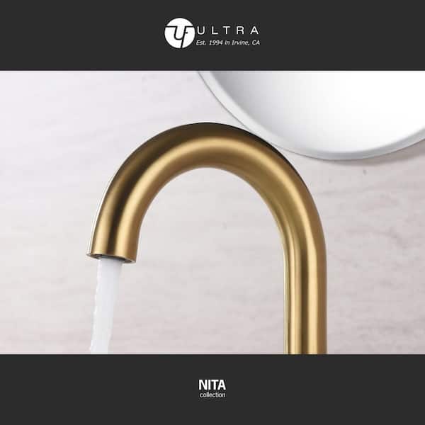 Nao♡ Ultra Faucets Nita 8 in. Widespread Double Handle Lavatory