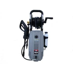2000 PSI 1.6 GPM Electric Pressure Washer with Hose Reel for Buildings, Walkway, Vehicles and Outdoor Cleaning