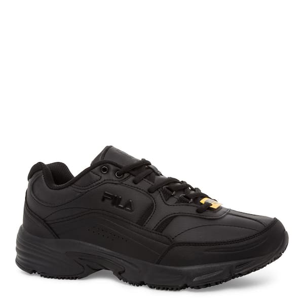 Fila Men's Memory Workshift Slip Resistant Athletic Shoes - Steel Toe - BLACK Size 8.5(M)