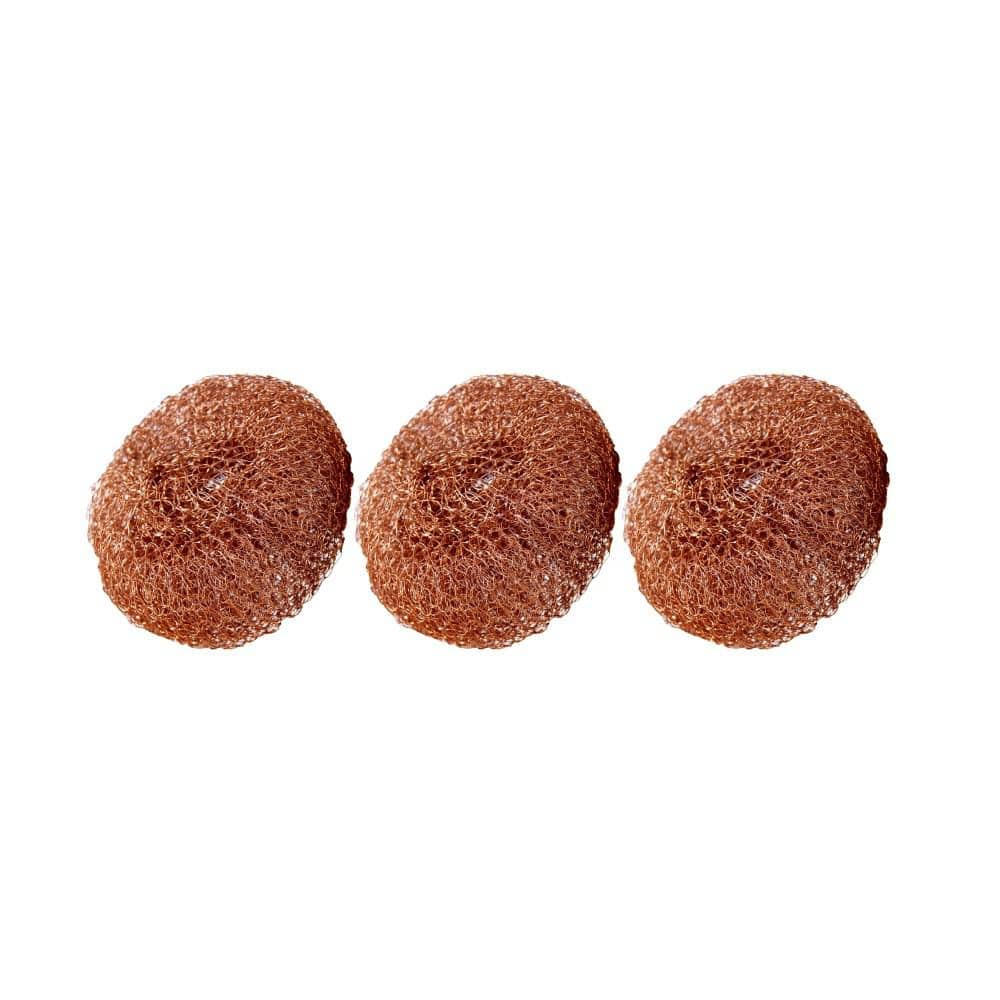 Scotch-Brite Copper Coated Steel Wool Scrubbers - 3 Pack