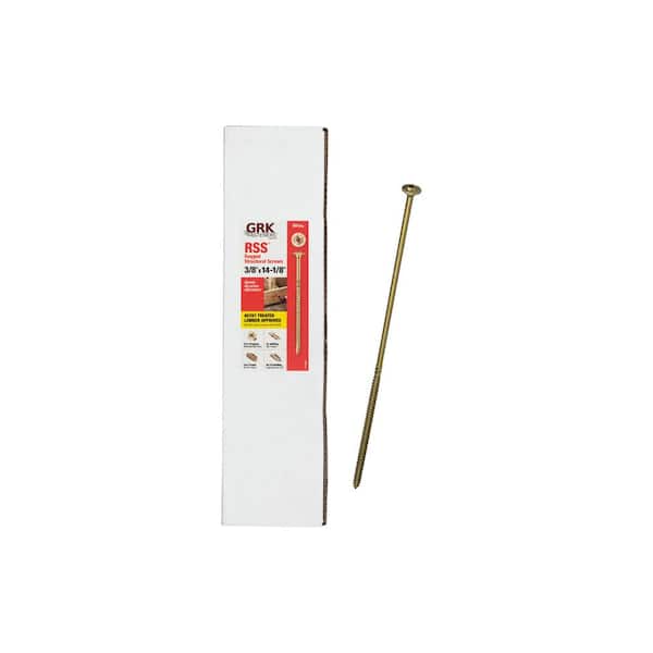 GRK Fasteners 3/8 in. x 14-1/8 in. Star Drive Low Profile Washer Head RSS Structural Alternative Lag Screws (50-Pack)