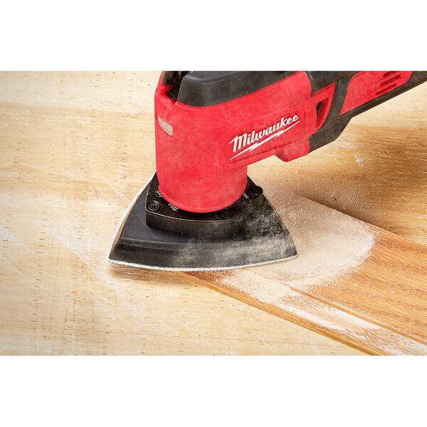 Milwaukee 49-25-2080 3-1/2 inch 80 Grit Triangle Sandpaper - 6 Pack