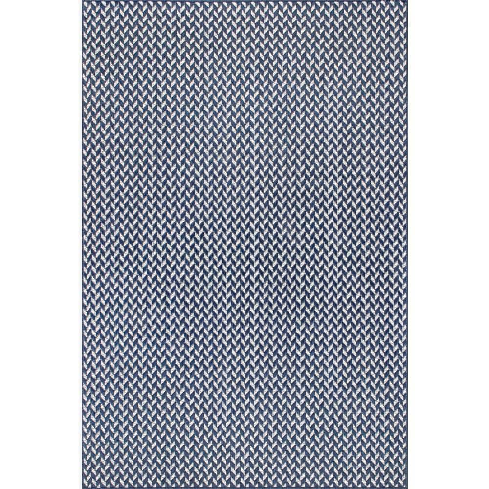 Camryn Herringbone Navy 7 ft. x 7 ft. Outdoor Square Rug price history on PriceWatchPro