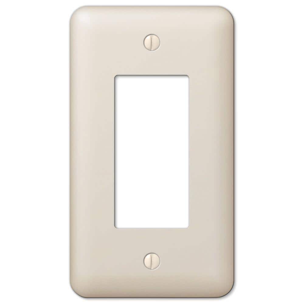 Declan 1 Gang Rocker Steel Wall Plate - Almond price history on PriceWatchPro