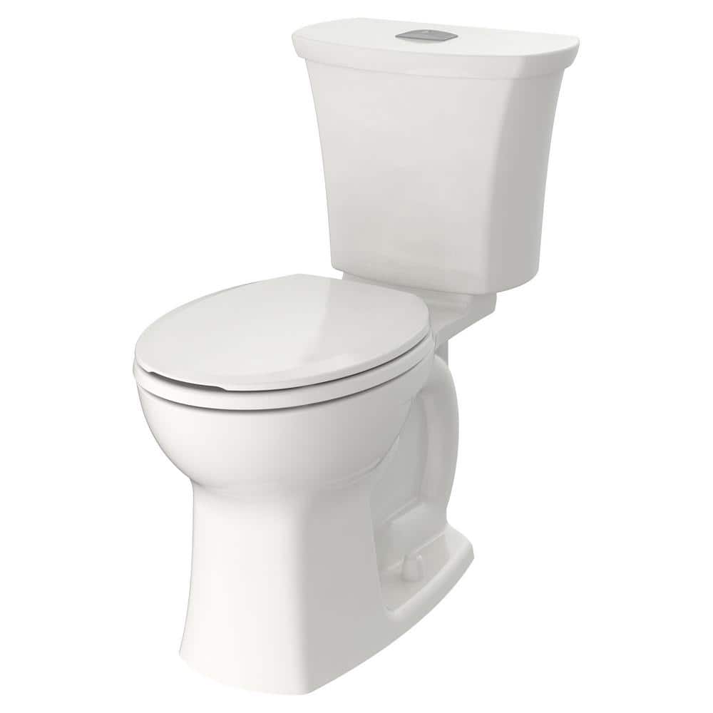 Edgemere White Round Dual Flush High Efficiency Toilet