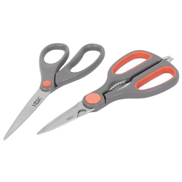 Scissors F HDX Scissors Set (2-Piece) 98116 - The Home Depot