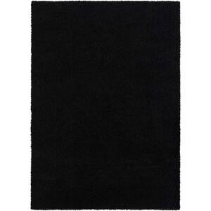 Unique Loom Solid Shag Navy Blue 2 ft. x 3 ft. Area Rug 3127895 - The ...