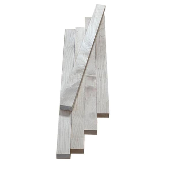 Swaner Hardwood 0.75 in. x 1.5 in. x 4 ft. Maple S4S Board (5 Pack)