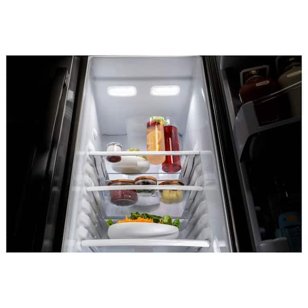 GE Profile 25.3 cu. ft. Side by Side Refrigerator in GE Profile 25.3 cu. ft. Side by Side Refrigerator in