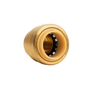 1/2 in. Push-to-Connect Brass Push Cap (End Stop) Fitting