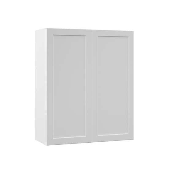 Hampton Bay Designer Series Melvern Assembled 30x36x12 in. Wall Kitchen Cabinet in White