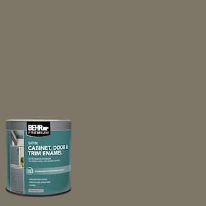 1 qt. #HDC-NT-05 Aged Olive Satin Enamel Interior/Exterior Cabinet, Door & Trim Paint