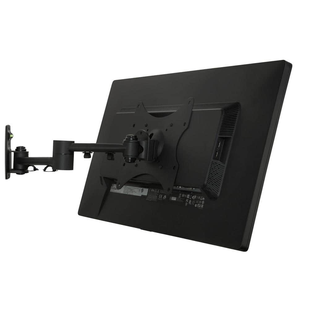 Black Steel Full Motion TV Wall Mount for 13"-42" Screens