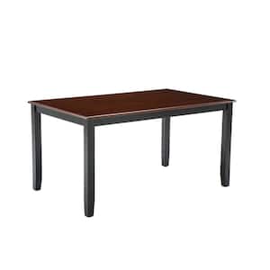 Bloomington Black and Cherry Dining Table