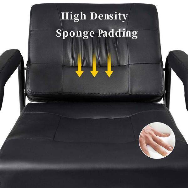 PU Leather Barber Chair Reclining Shampoo Chair Hair Salon Chair