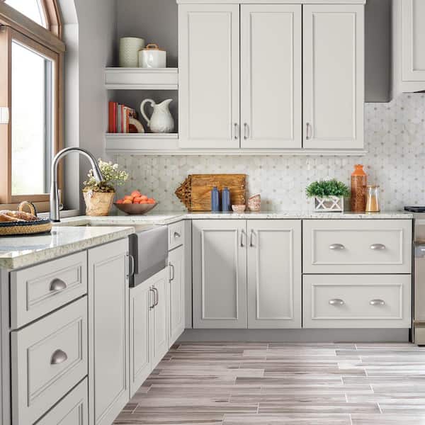 1 gal. #PPU7-12 Silky White Satin Enamel Interior/Exterior Cabinet, Door & Trim Paint