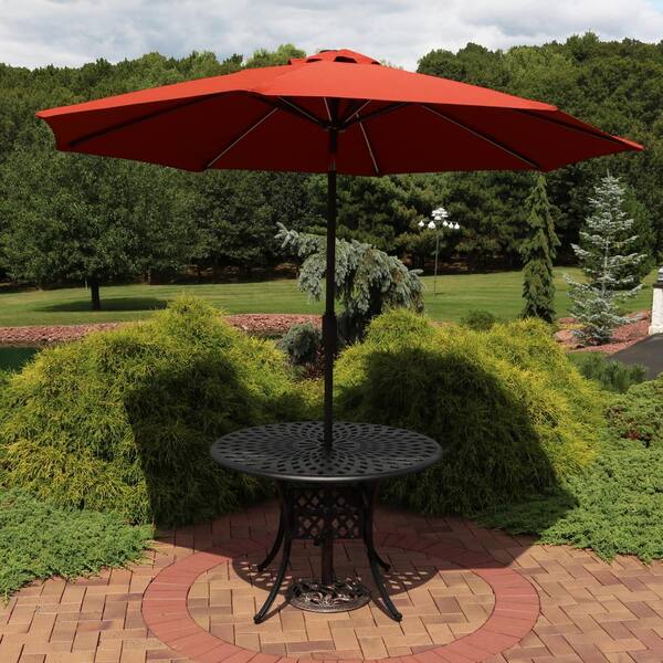 castlecreek bronze patio umbrella base Beefy 22 Pound Heavy Duty Outdoor With Weather Resistant Resin, Rust Proof Coating And Finish, Includes Two Securing Knobs And standing umbrellas Round Patio Umbrella Base in