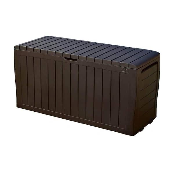 Unbranded 71 Gal. Brown Resin Deck Box