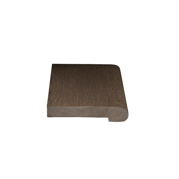 ASPEN FLOORING European White Oak Mudslide 9/16 in. T x 2-3/8 in. W x 78 in. L Solid Wood Flush Stair Nose Molding
