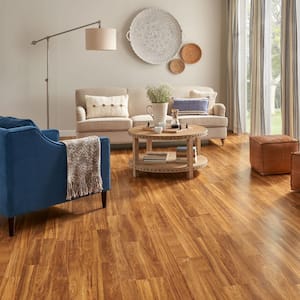 Take Home Sample - 5 in. x 7 in. Groveport Hickory Laminate Wood Flooring