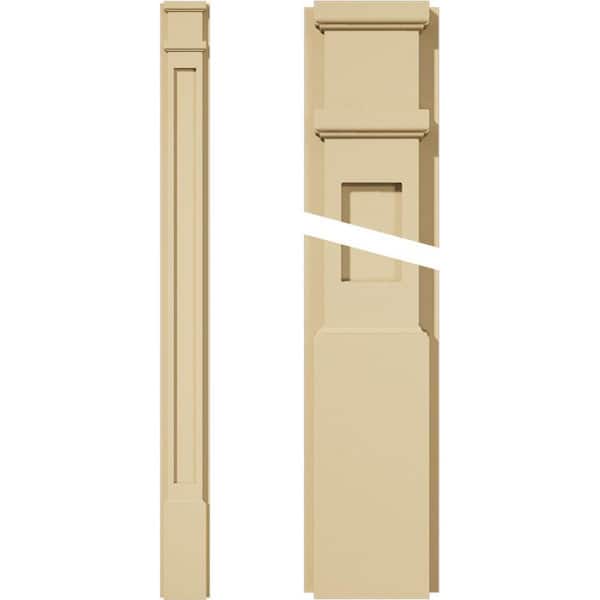 Ekena Millwork 2 in. D x 5 in. W x 60 in. L Primed Polyurethane Pilaster 1-Pack