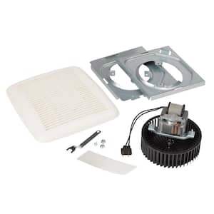 QuicKit 60 CFM 3.0 Sones Bathroom Replacement Motor and Grille/Cover