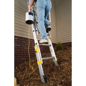 20 ft. Aluminum D-Rung Equalizer Extension Ladder with 225 lb. Load Capacity Type II Duty Rating