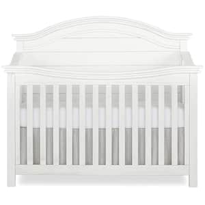 Belmar Weathered White Curve 5-in-1 Convertible Crib