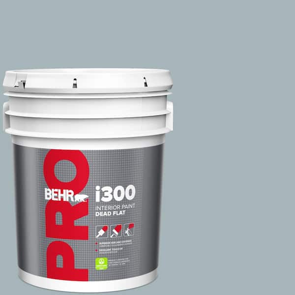 BEHR PRO 5 gal. #ECC-22-2 Bay View Dead Flat Interior Paint