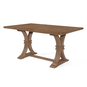 Andrea 78.74 in. Natural Expandable Dining Table