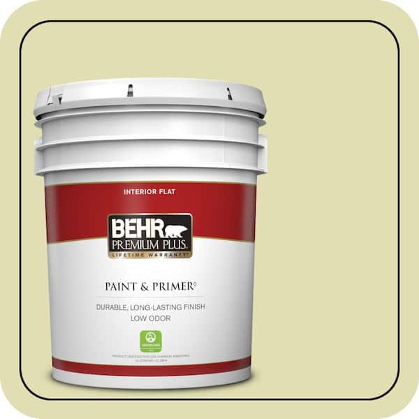 5 gal. #M340-3A Modern Zen Flat Low Odor Interior Paint & Primer