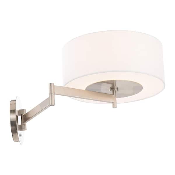 Wac Lighting Chelsea 23 In Brushed, Chelsea Swing Arm Sconce