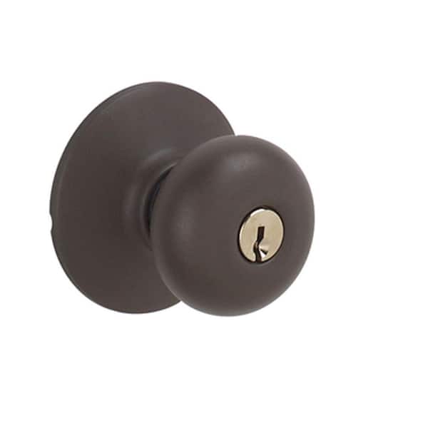 Schlage A Series Plymouth Oil Rubbed Bronze Right Handed Keyed Entry Door Knob