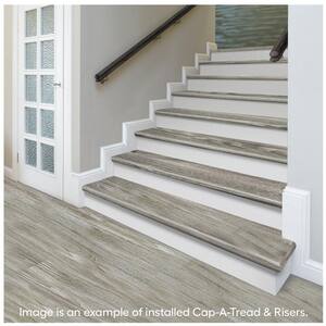 Turn Gris 1-11/16 in. T x 12-1/8 in. W x 47 in. L for Stairs 1 in. T Stair Tread and Reversible Riser Kit