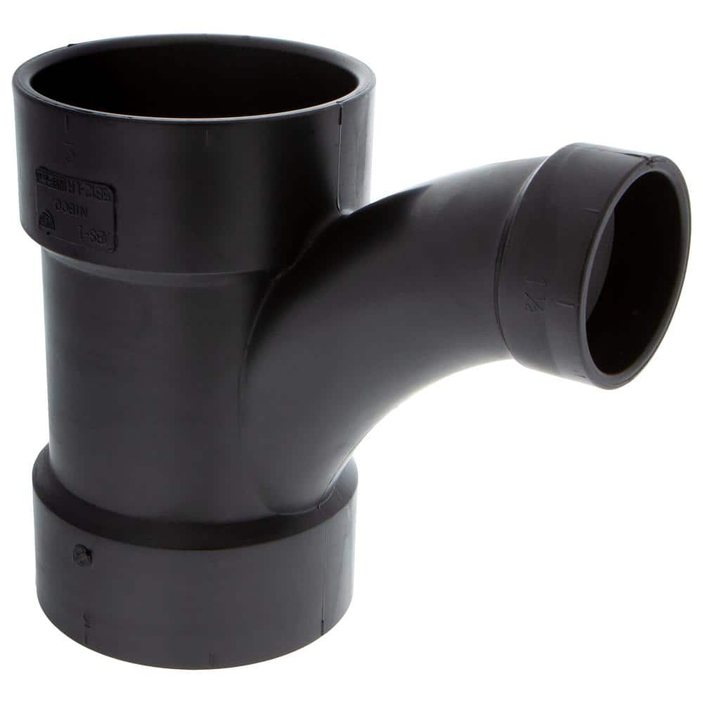 NIBCO 3 in. x 3 in. x 1-1/2 in. ABS DWV All Hub Long-Radius