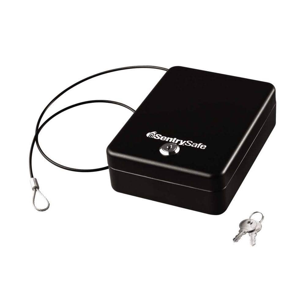 SentrySafe 0.05 cu. ft. Portable Safe Box P005K The Home Depot