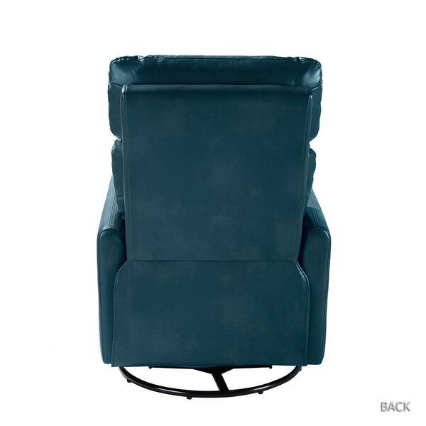 turquoise swivel chair