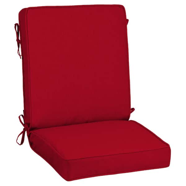 Home Decorators Collection 21 x 44 Sunbrella Spectrum Cherry Outdoor Dining Chair Cushion