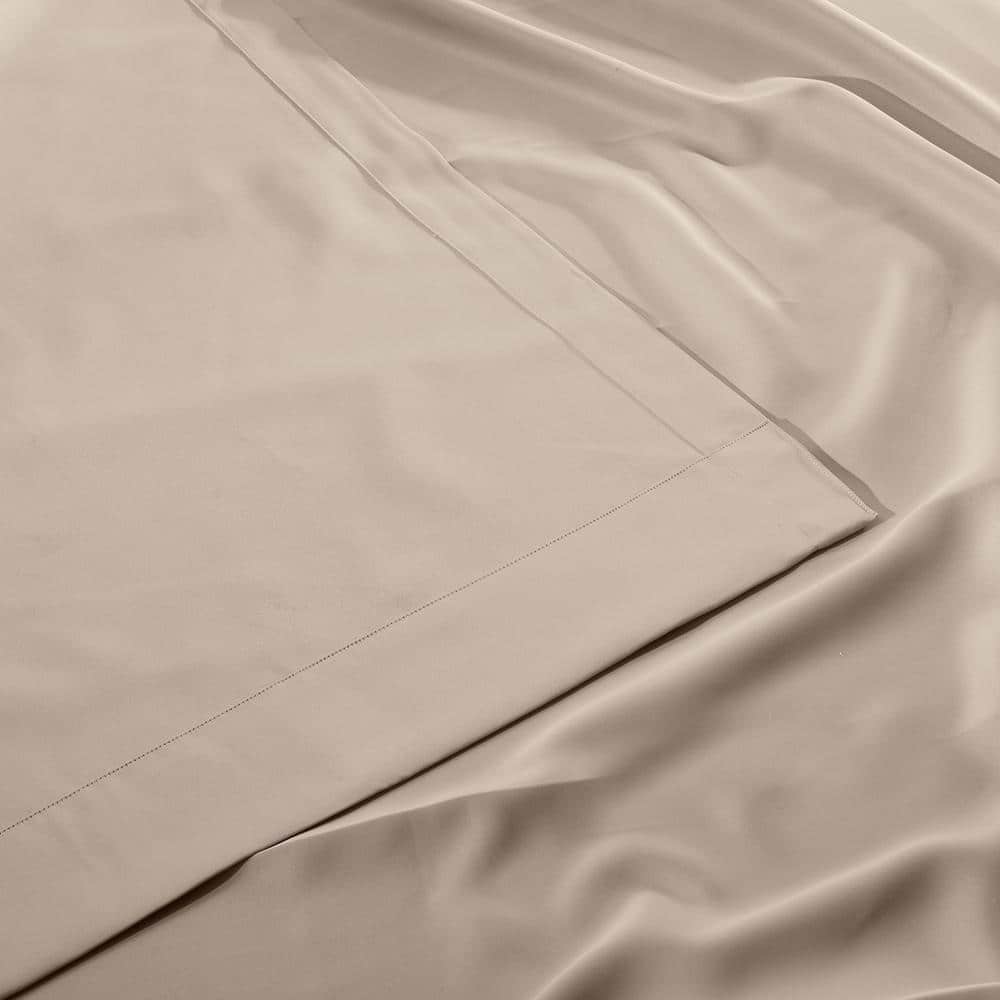 Eggnog Extra Wide Blackout Polyester Puddle Length Curtain Panel
