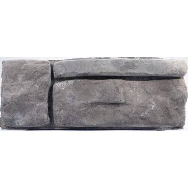 Natural Concrete Products Co Panama 12 in. x 16 in. x 6 in. Gray Concrete Retaining Wall Full Block