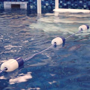 18 ft. Safety Rope Line Kit for Swimming Pools