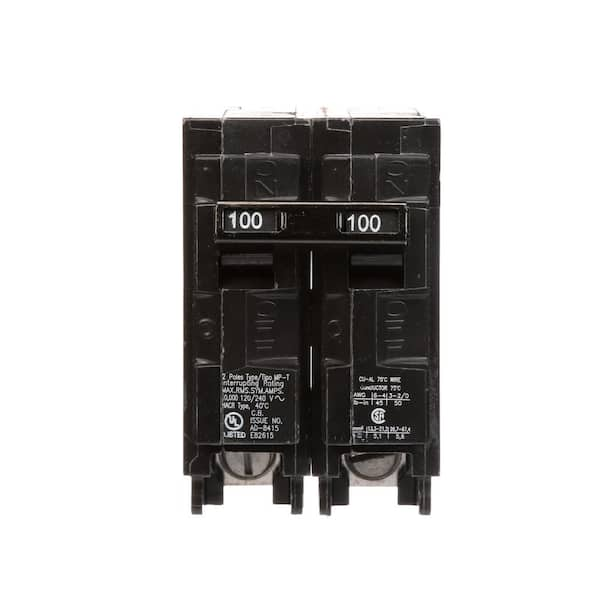 Siemens 100 Amp Double Pole Type MP Circuit Breaker MP2100 The