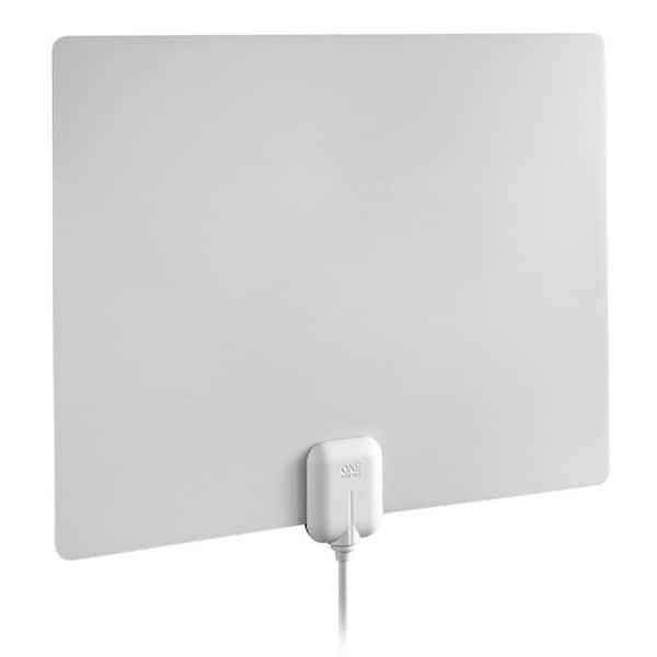 60 mile Amplified Multi-Directional UHF/VHF Ultra-Thin HDTV Indoor Antenna
