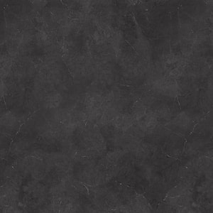 3 in. x 5 in. Laminate Sheet Sample in Black Alicante with Premium Textured Gloss Finish