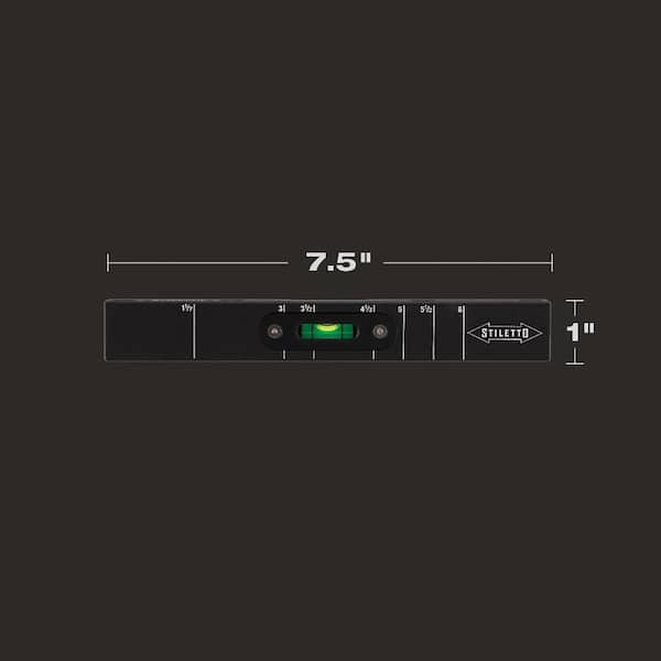 Stiletto - 7 in. Carpenter Square with Level