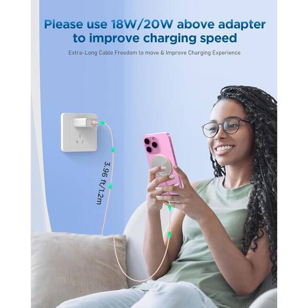 Vrbgify Magnetic Wireless iPhone Charger: Mag-Safe Charging Vrbgify Magnetic Wireless iPhone Charger: Mag-Safe Charging